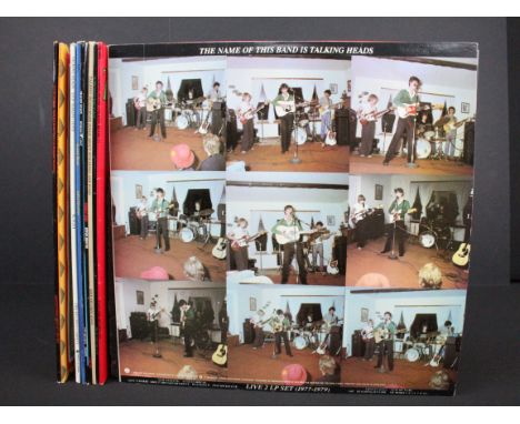 Vinyl - 9 Talking Heads LPs &amp; 1 David Byrne to include The Name Of This Band Is, 77, Fear Of Music, More Songs About Buil