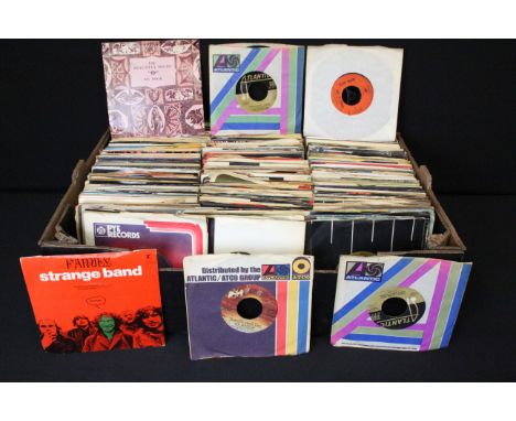 Vinyl - Over 400 Rock and Pop mainly 1970’s - 1980’s 7” singles including promos, to include: Led Zeppelin, Madonna, Looking 