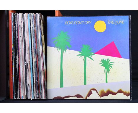 Vinyl - 29 New Wave / Post Punk LPs and 5 12" singles to include The Cure x 3, Talk Talk (2 LPs 2 12"), Elvis Costello x 2, G