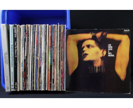 Vinyl - Over 60 Rock &amp; Pop LPs and 3 box sets to include Lou Reed, Jackson Heights, Frank Zappa, The Pogues, John Lee Hoo