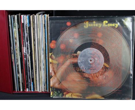Vinyl - 36 Rock &amp; Pop LPs to include Juicy Lucy (VO2 A Philips Record Product, Large Swirl)), Gentle Giant, Faust (clear 