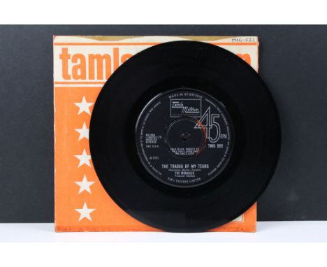 Vinyl - The Miracles ‎– The Tracks Of My Tears / A Fork In The Road, 7” single on Motown Records - TMG 522, original UK 1st p