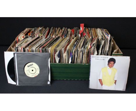 Vinyl - Over 250 Rock, Pop &amp; Soul 7" singles and EPs to include Smokey Robison, John Lennon, George Michael, Titanic, Ket