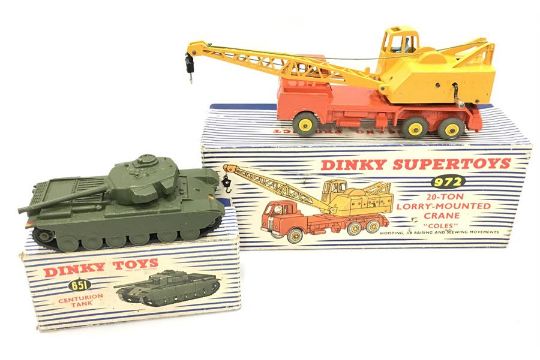 dinky supertoys 20 ton lorry mounted crane