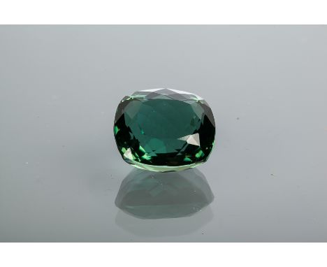 LARGE UNMOUNTED GREEN AMETHYST
the cushion shaped stone approximately 30 carats