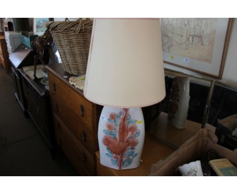 A Bernard Rooke lamp and shade sold as collectors items