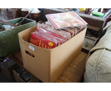 A box of "Step-by-Step" build your own doll house sold as seen - not complete