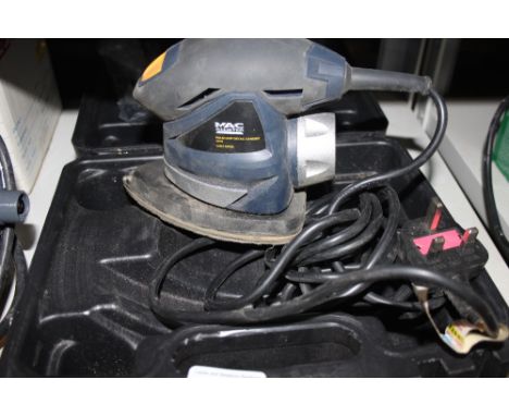 A Macallister Orbital sander in carrying case 