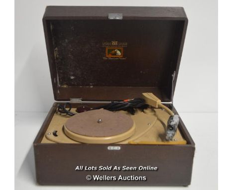 VINTAGE H.M.V RECORD PLAYER 