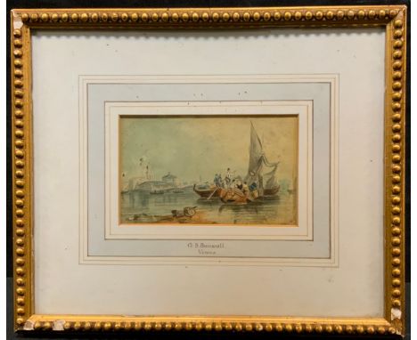 G S BanwallVenicewatercolour, 8cm x 12cm 