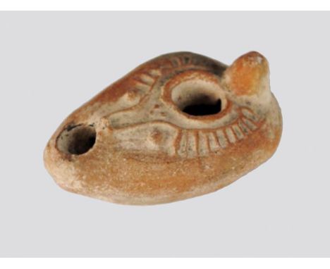 A Roman/early Byzantine oil lamp, circa 5/6th century AD
