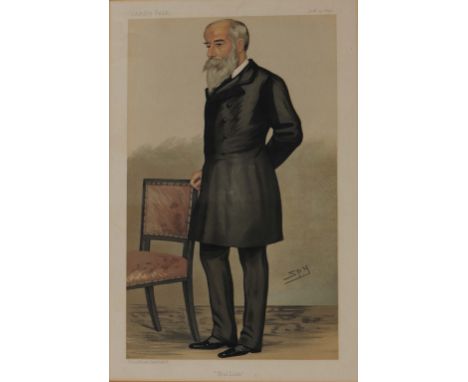 AFTER LESLIE WARD (Spy) Mr Stewart Pixley ('Bullion'), chromo-lithograph for Vanity Fair, 36 x 22.5cm; and eleven further sim
