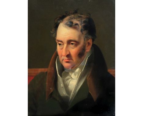 CIRCLE OF SIR HENRY RAEBURN (1756-1823) Head and shoulders portrait of John Kennedy, Laird of Knocknalling, New Galloway' (17