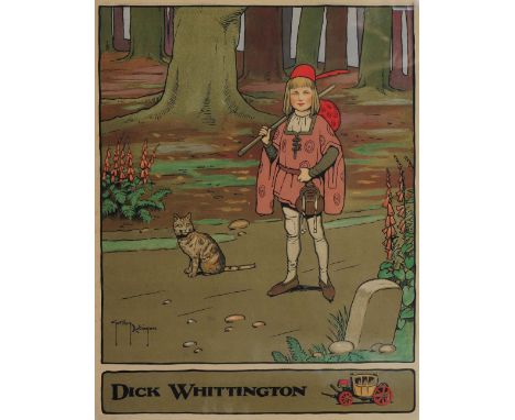 AFTER GORDON ROBINSON 'Dick Whittington', chromo-lithograph, published by Richard Wyman, 49 x 39cm