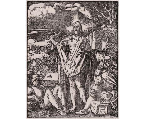 Albrecht Dürer - The Resurrection -  Ca. 1510  /  Description:  The Resurrection,  Meder 154 b/d. Woodcut from the Small Pass