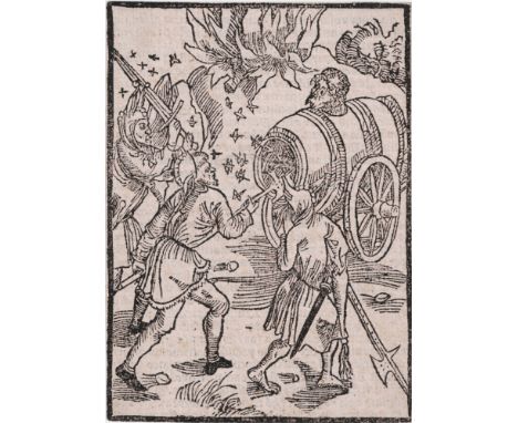 Albrecht Durer - A brawl of fools  /  Description:  "Narrenprügelei'. Of Enuyous Folys - Of envy and hatred. Woodcut made by 