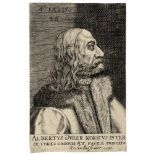Portrait of Albrecht Dürer, Henricus Hondius, 1598