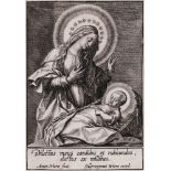 Anton Wierix (1552-1604) - The sleep of Jesus