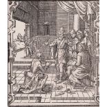The unforgiving servant - Large woodcut frieze after Heemskerck