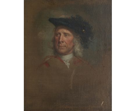 British School (19th century)Portrait of a Gentleman in a black bonnet, purported to be Simon Fraser, 11th Lord Lovatbears in