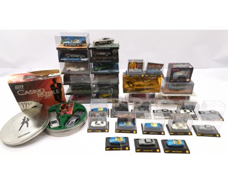 Corgi, GE Fabbri Ltd &amp; Shell Promotions, James Bond 007 Car Collection group x34 Including: Casino Royale Aston Martin DB