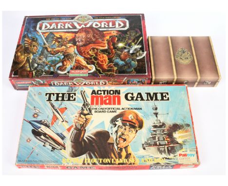 Corgi Harry Potter Hogwarts Express Die-Cast Collectors Kit, plus Palitoy Action Man board game, Waddingtons Dark World Board