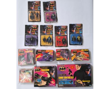 Kenner Batman Dark Knight Collection group including: (1) Batman Crossbow; (2) Batman Crime Control Set; (3) Shadow Wing Batm