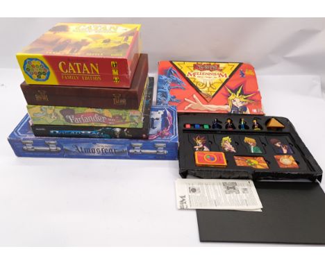 Fantasy, TV &amp; Film related Board Games Including: Yu-Gi-Oh! Millennium Game, Atmosfear, Catan Family Edition (sealed), Dr