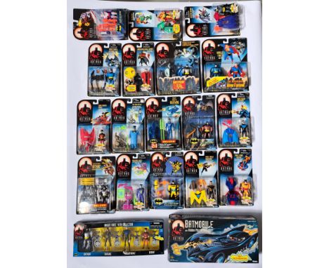 Kenner The New Batman Adventures group including: (1-17) Carded action figures (Detective Batman, Crime Fighter Robin, Crime 