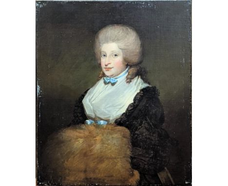 18th century British School, a portrait of Margaret Macloed of Geanies, H.92cm W.72cm