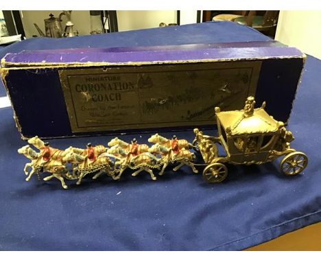 A Johillco Series miniature Coronation coach, in original box (l.28cm)