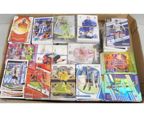 A large collection of collectors cards, Topps Champions League, Topps basketball, Panini basketball, Topps F1, Tops baseball,