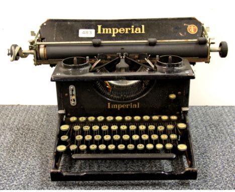 An old Imperial typewriter.