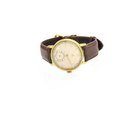A Plated Omega Wristwatch, ref: 2180/3, circa 1945, (calibre 30T2) manual wound lever movement signed and numbered 10768403, 