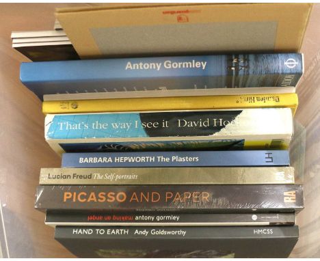 Art Books and Photographs, including a photograph of Emily Young, signed by the artist (in original tissue wrapper), a Emily 