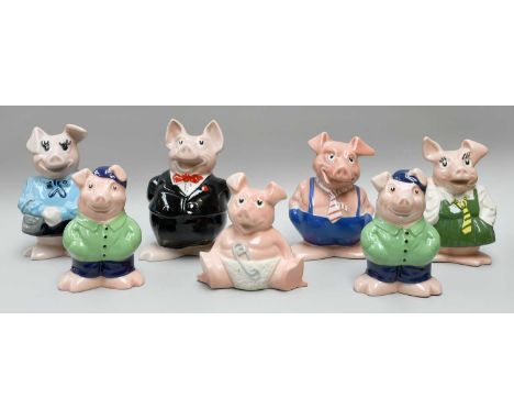 A Collection of Wade Natwest Pig Money Boxes