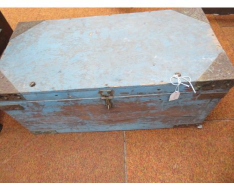 Painted early toolbox 