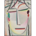 Alexej von Jawlensky. „Heilandsgesicht: Dem Tempelhüter“. 1921