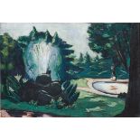 Max Beckmann. „Springbrunnen in Baden-Baden“. 1936