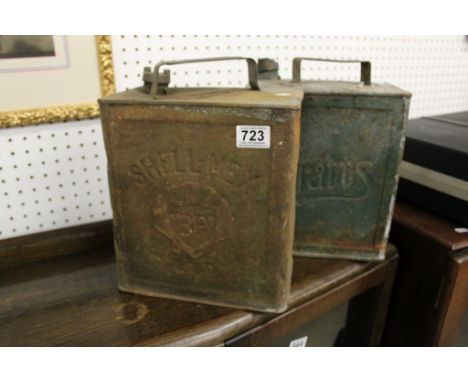 Two Vintage Petrol Cans - Shell-Mex BP and Pratts