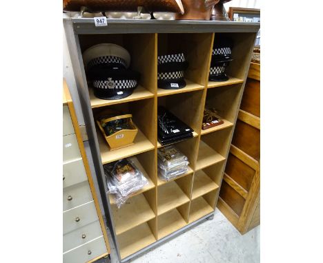 Large vintage shop 15 pigeon holes section