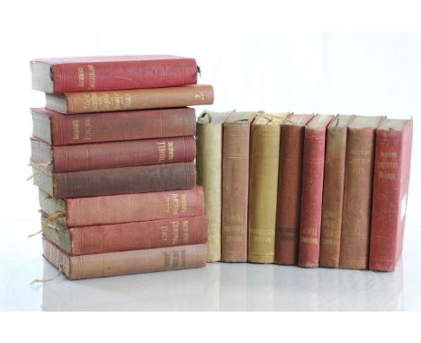 Sixteen vintage Baedeker's travel guide books to include; Southern France, Switzerland, Eastern Alps etc