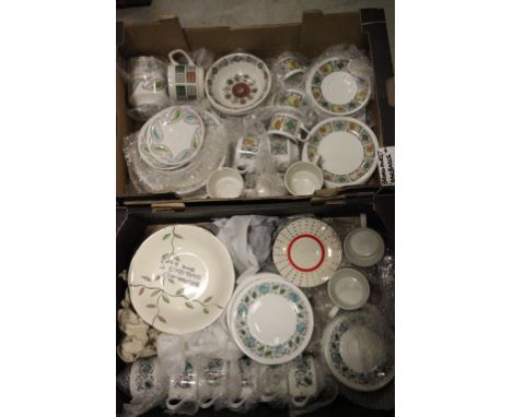 Broadhurst (Kathie Winkle) tableware, approx 57pcs including Calypso, October, Mexico, Kon Tiki etc