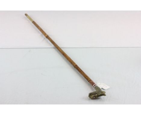 Walking Stick with Dog Head Handle