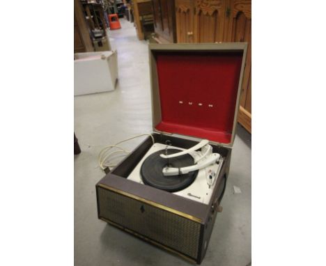 Vintage Bush Garrard Portable Record Player, model 210