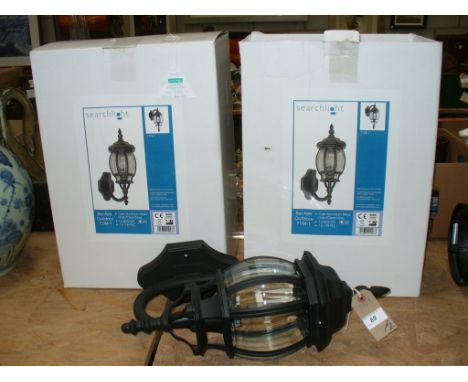 Two boxed Bel Aire out door wall mounted light fittings ( 7144 /1 )

*Please note that this lot is subject to VAT on top of t