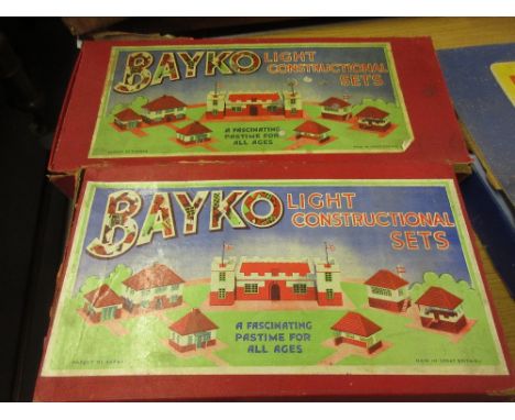 Two Bayko boxed part construction sets 