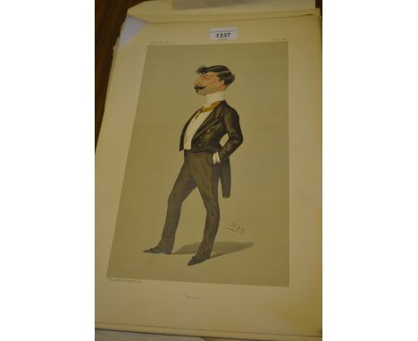 Large quantity of unframed Vanity Fair portrait prints together with a small quantity of other printed ephemera30-50 Vanity F