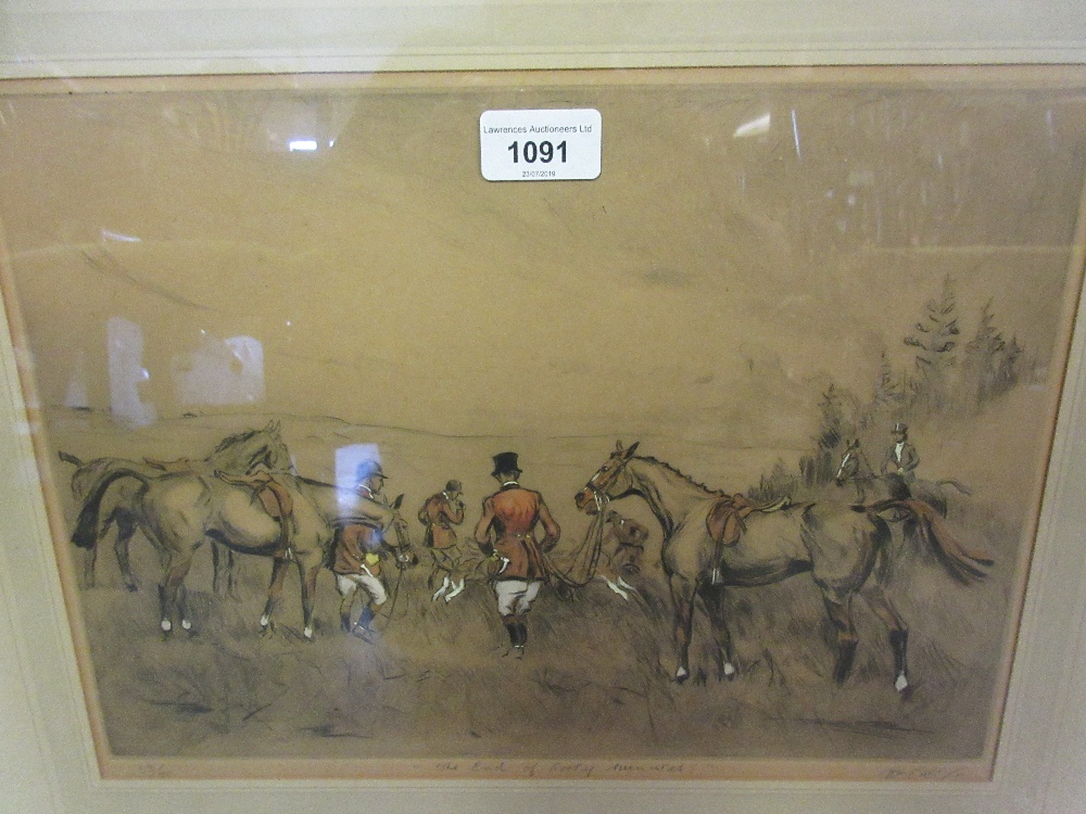 Tom Carr, pair of artist signed Limited Edition coloured engravings