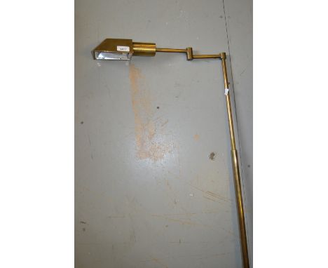Christopher Wray, a brass standard type reading lamp 